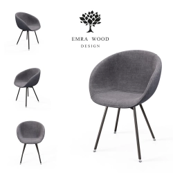 Krzesło KR-501 Ruby Kolory Tkanina City 86 Design Italia 2025-2030